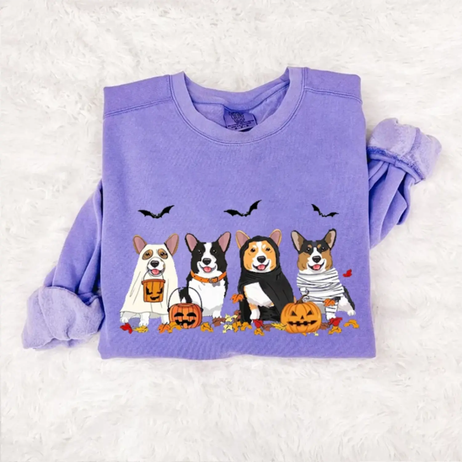 Halloween Corgi Ghost Dogs Sweatshirt