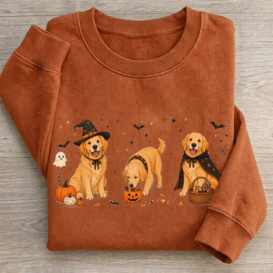 Halloween Golden Retriever Sweatshirt